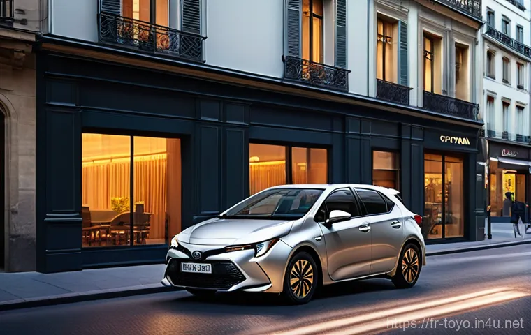 토요타 코롤라의 연비 테스트 - Prompt 1: Parisian Urban Harmony**